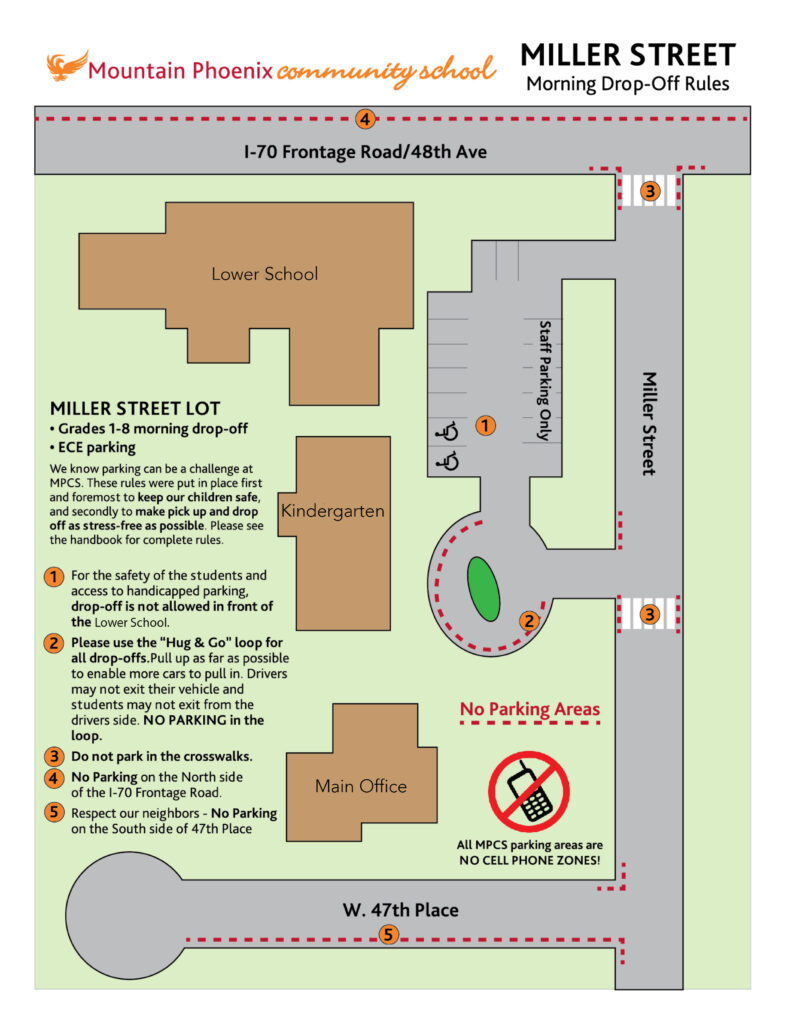 Miller Street Pick-Up Map