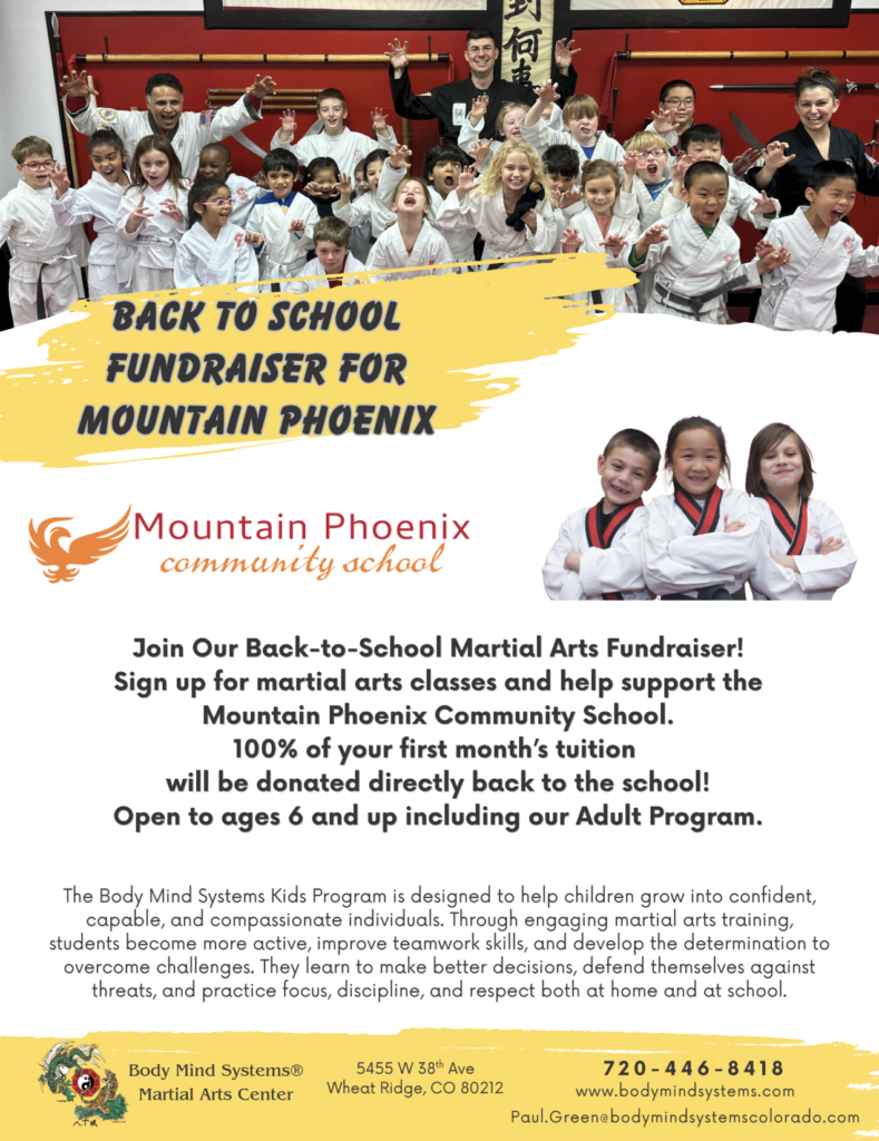 Fundraiser for MPCS via Body Mind Systems